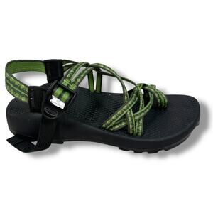 Chaco ZX/2 Dual Adjustable Straps Classic Sandal Women's 7 Green Black Shoes